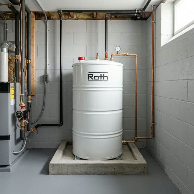 Oil tank installation and removal