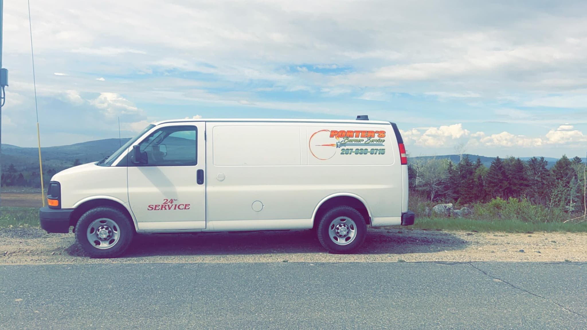 Porter's Burner Service truck
