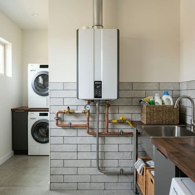 Rinnai tankless water heater installation